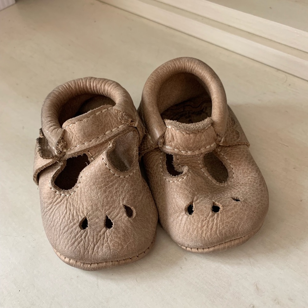 Freshly picked Moccs size 3